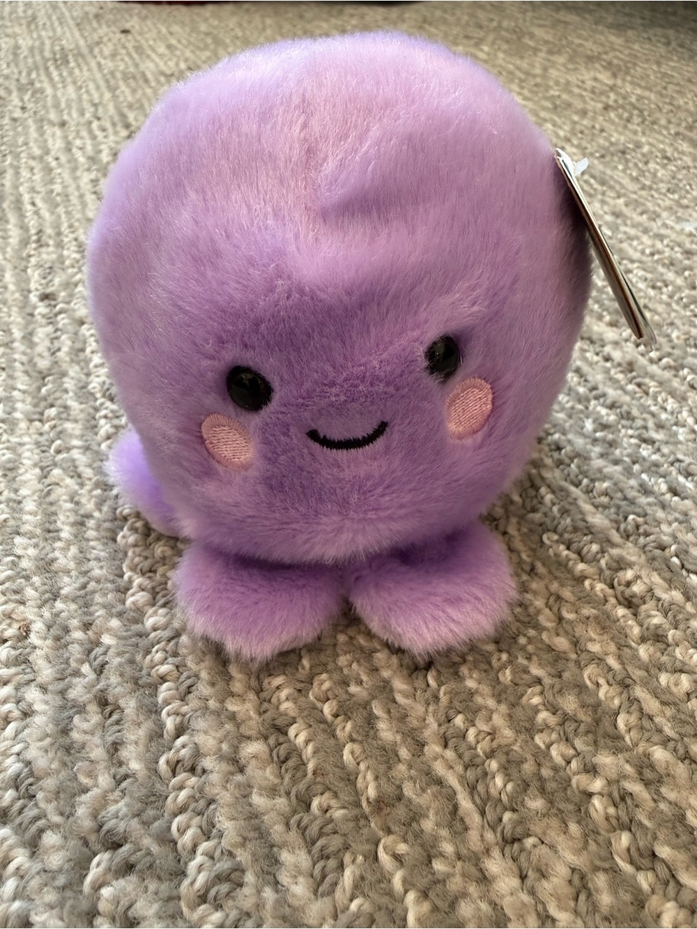 Palm Pals Oliver Octopus Plush Purple Stuffed Animal #1-078 NWT Aurora Gift